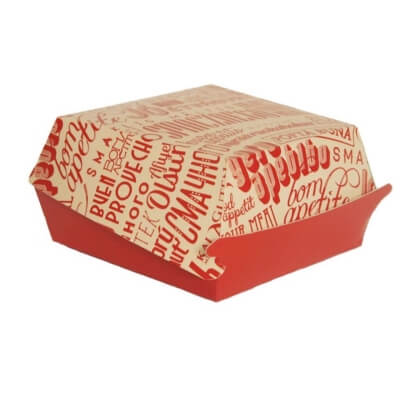 Packaging for burgers take away