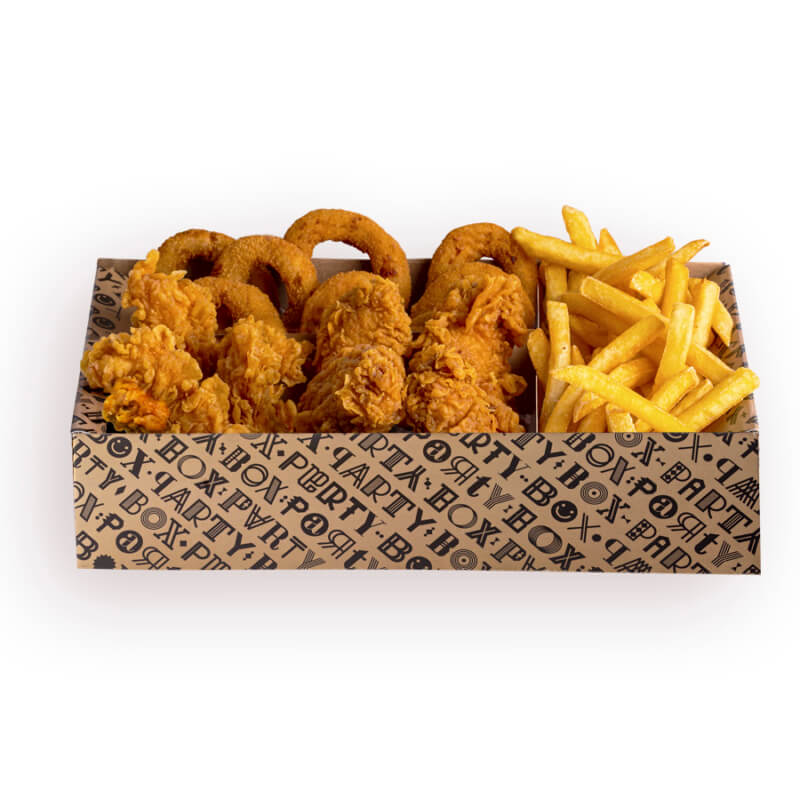 The party box for fried chicken