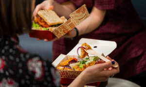 ecological packaging packaging for sandwiches and salads