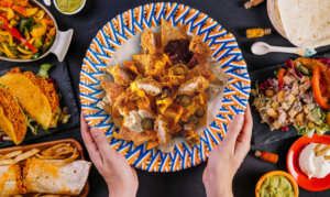 Mexican-style breaded chicken