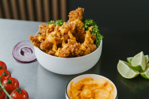 Menu idea – fried chicken Menu idea from Holly Powder - fried chicken