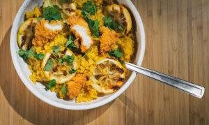 risotto Chicken and rice is the perfect combination
