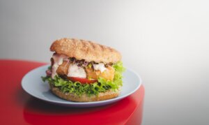 fishburger Burger with fish