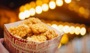 popular street food with chicken Street food – a business that pays off